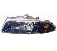FARO FANALE PROIETTORE SX PER MITSUBISHI CARISMA 1999>2006 H4 PARAB. NERA