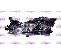 FARO FANALE PROIETTORE SX SINISTRO H9-H11 PARAB NERA PRED REG ELET MAZDA 6 08>12