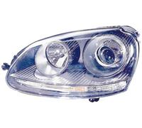 FARO PROIETTORE ANTERIORE SINISTRO CROMATA XENON SX VOLKSWAGEN GOLF V GTI 03>08