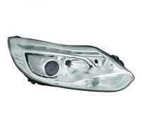 Faro fanale proiettore XENON destro FOCUS 2011-2014 cromato con motorino