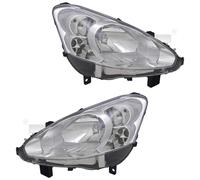 Faro Fanale Set Destra Sinistra H4 per Peugeot Partner