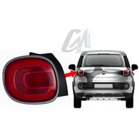 FARO FANALE STOP POSTERIORE SINISTRO SX FIAT 500L CORNICE CROMATA OE 51883572