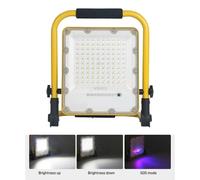 FARO FARETTO 100W LED EMERGENZA BATTERIA RICARICABILE PORTATILE ESTERNO T1100