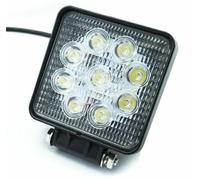 FARO faretto 27 W 9 LED TONDO-QUADRATO per AUTO BARCA nebbia 12V ip67 1€catalogo