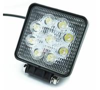 FARO faretto 27 W 9 LED TONDO-QUADRATO per AUTO BARCA nebbia 12V ip67 1€catalogo
