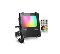 FARO FARETTO A LED RGB + CCT PER ESTERNI DA 15W CON TELECOMANDO IR PROIETTORE