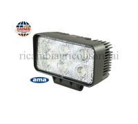 FARO FARETTO FANALE DA LAVORO A LED 110x60MM 10-30V 18W 1080LM AMA
