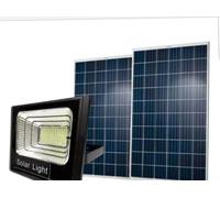 FARO FARETTO FOTOVOLTAICO 1800 2000 W ENERGIA SOLARE LUCE LED BATTERIA LAMPIONE