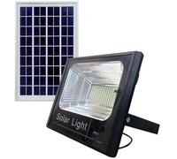 FARO FARETTO LED PANNELLO SOLARE FOTOVOLTAICO IP67 600W CON TELECOMANDO
