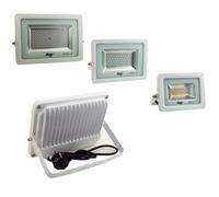 FARO FARETTO LED SMD 10W 20W 30W 50W 100W ULTRA SLIM DA ESTERNO COLORE BIANCO