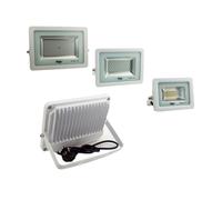 FARO FARETTO LED SMD 10W 20W 30W 50W 100W ULTRA SLIM DA ESTERNO COLORE BIANCO