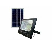 FARO FARETTO LED SMD 200W CON PANNELLO SOLARE RICARICABILE ENERGIA CREPUSCOLARE