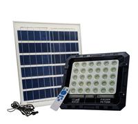FARO FARETTO LED SOLARE CON TELECOMANDO PANNELLO SOLARE 100W 200W 300W 6500