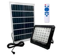 FARO FARETTO LED SOLARE CON TELECOMANDO PANNELLO SOLARE 100W 200W 300W 6500