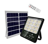 Faro Faretto LED Solare Esterno 100 200 400 w Pannello Fotovoltaico Impermeabile