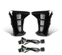 Faro Fari Anteriori 1 Set DRL Luci Diurne A LED Luce Diurna Lampada Fendinebbia Auto Bianco Giallo Blu Lampada Segnalazione Per KIA Per PEGAS Per Soluto 2018 2019 2020(3 Functions B)