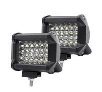 Faro Fari Anteriori 12V 24V Barra LED Offroad Spot Flood Combo Barra Luminosa A LED/Luce Da Lavoro Per Camion Auto SUV 4WD 4x4 Barca ATV Barra Fari A LED(2 Piece 72W led bar)