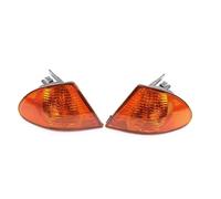 Faro Fari Anteriori Per BMW Serie 3 E46 Berlina 1998 1999 2000 2001 Indicatore Di Direzione Lampeggiante Fendinebbia Senza Lampadina Faro Anteriore Auto Lampada D'angolo(Giallo,Left and right)