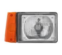 Faro Fari Destro Giallo R2 O H4 Per Fiat Panda 141 141A