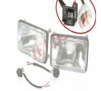 Faro Fari Rettangolare Assey 2 Unità Trattori Mahindra