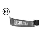 FARO FENDINEBBIA DESTRO BASE NERA CORNICE NERA CON LUCE SUPPLEMENTARE SENZA LAMP