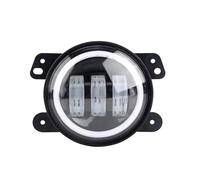 Faro Fendinebbia Per Chrysler 2005-2010 Fari A LED Da 4 Pollici Auto Per, Fendinebbia A 30 W Con Anello Alone Bianco, Luci Diurne Angel Eyes(1 pezzi)