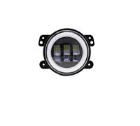 Faro Fendinebbia Per Jeep Per Wrangler Per JK TJ LJ Per Dodge Per Chrysler 60W 4 Pollici LED Fendinebbia Con Anello Alone Bianco DRL Ambra Indicatore Di Direzione Auto Fendinebbia(1pcs a)