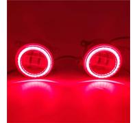 Faro fendinebbia Per Suzuki Per Jimny Per Grand Per Vitara Per Swift Gruppo Fendinebbia Lente LED Angel Eye Lampada Di Marcia Diurna Fendinebbia(Red Angel Eye)