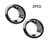 Faro Fendinebbia Posteriore Cover Galvanizzati Argento Modanatura Surround Set