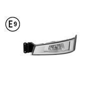 FARO FENDINEBBIA SINISTRO BASE CROMATA CORNICE NERA SENZA LAMPADINA (H7) OMOLOGA