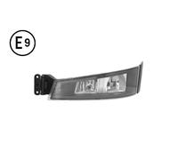 FARO FENDINEBBIA SINISTRO BASE NERA CORNICE NERA CON LUCE SUPPLEMENTARE SENZA LA