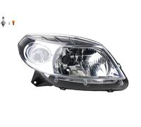 Faro Fronte Adatto A per Dacia Sandero 06/2008 - H4 Dx Lato Passeggero