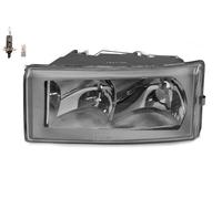 dtv Faro anteriore alogeno Adatto per Iveco Quotidiano II H7 H1 SX con servomotore