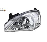 Faro Fronte Adatto A per Opel Corsa C 09/2000-06/03 Sinistra Con Lampadina