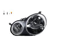 Faro Fronte Adatto A per VW Polo 02 9N 10/01- 04/05 Sinistra Con Lampadine