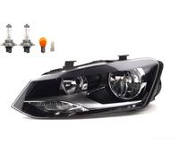 Faro Fronte Adatto A per VW Polo 09 6R 06/09- 03/14 Sinistra Con Lampadine