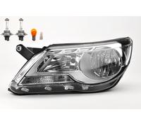 Faro Fronte Adatto A per VW Tiguan 5N 09/2007-05/11 Sinistra Con Lampadine