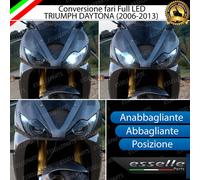 FARO FULL LED TRIUMPH DAYTONA 2006-2013 ANABBAGLIANTI ABBAGLIANTE POSIZIONE