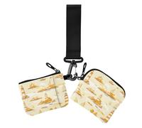 Faro Giallo Chiaro Vacanza Delle Donne Del Raccoglitore Della Moneta Titolare di Carta Carino Moda Porta Biglietti da Visita con Cerniera Tasca per Monete per Lavoro 2 Pz monedero para tarjetas de