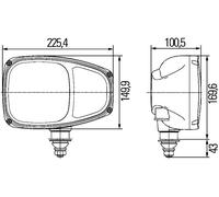Faro HELLA 1EE 996 174-401