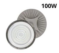 Faro Industriale LED 100W UFO Disco Rotondo IP65 Garage Officina Campana DR [EEK: E]