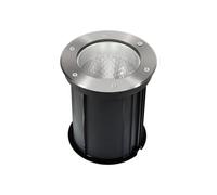 Faro interrato con base E27 - per lampade PAR30 e PAR38 - Doppio Pressacavo