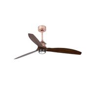 Faro JUST FAN Ø1280 MM COBRE 3 PALAS 17W 3000K