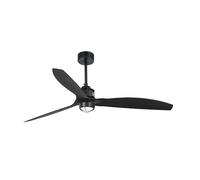 Faro JUST FAN Ø1280 MM NEGRO 3 PALAS NEGRAS 17W 3000K
