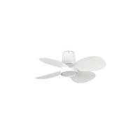 Faro Klover Ventilatore da soffitto piccolo a 4 pale bianco opaco con luce 2700-4000 - 6000K