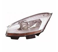 Faro Lampada Sinistra N/S Per Citroen C4 Grand Picasso 2007-2010 Alogena H7 H1