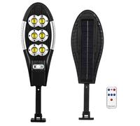 Faro lampione stradale pannello solare con sensore telecomando 150LED COB Art.06