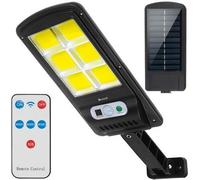 Faro lampione stradale pannello solare fotovoltaico sensore 120 LED COB 5195