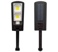 Faro lampione stradale pannello solare fotovoltaico sensore 120W 60 LED COB 9330