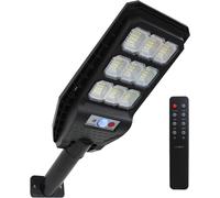 Faro lampione stradale pannello solare sensore telecomando 108 led 100W 525